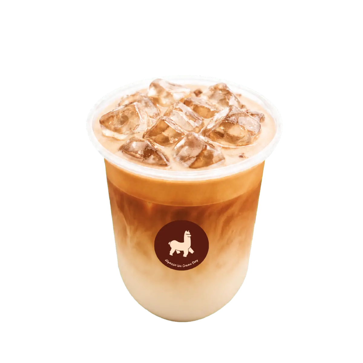 Iced oatmilk latte