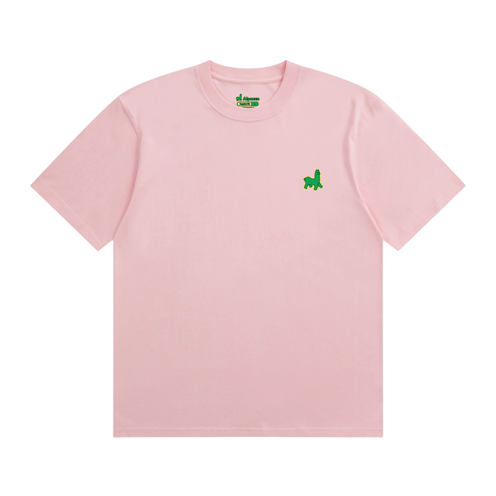 Alpacco Logo Tee Fairy Pink front