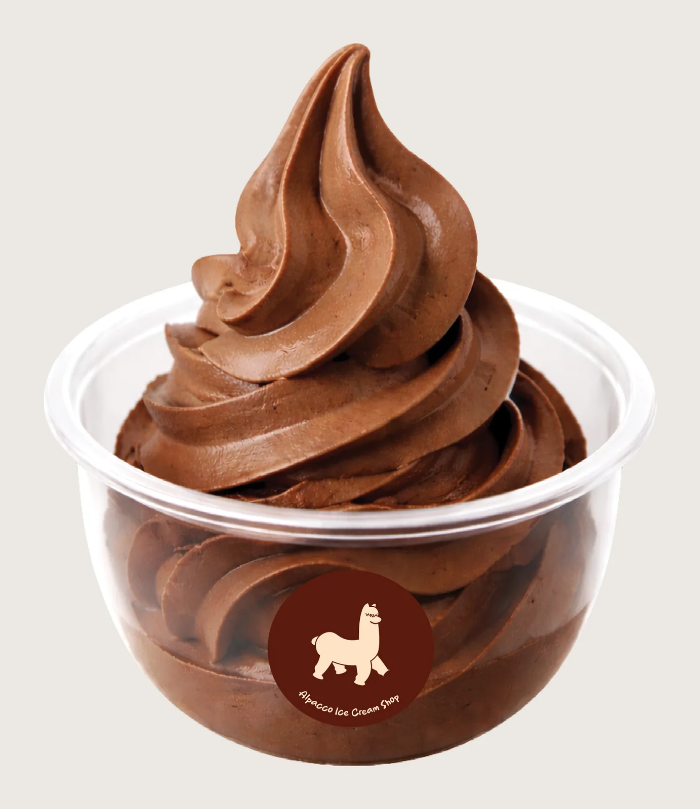School holiday activities klang: Alpacco chocolate soft serve swirl in a branded cup