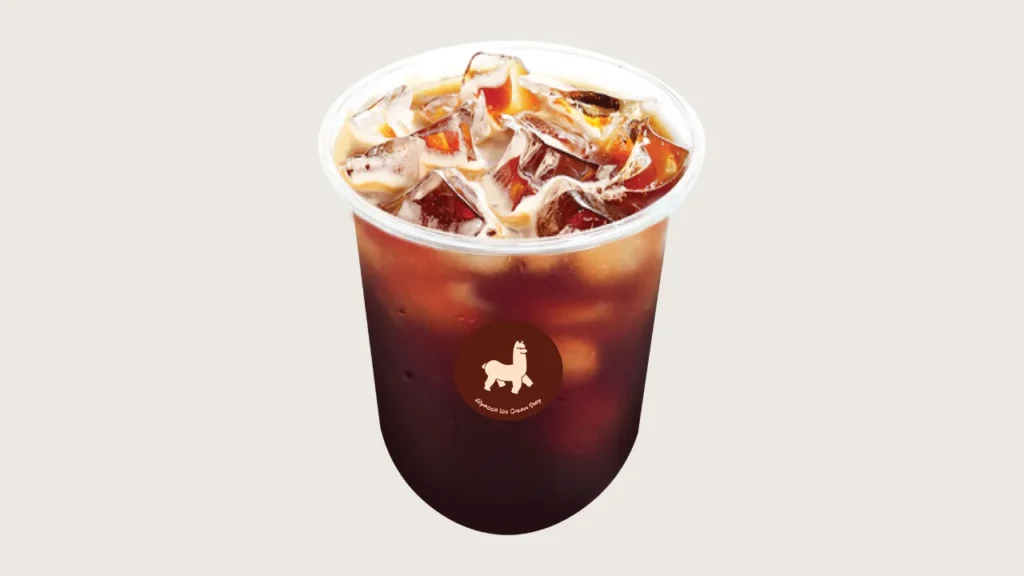 Cold brew float klang: Alpacco iced americano over ice