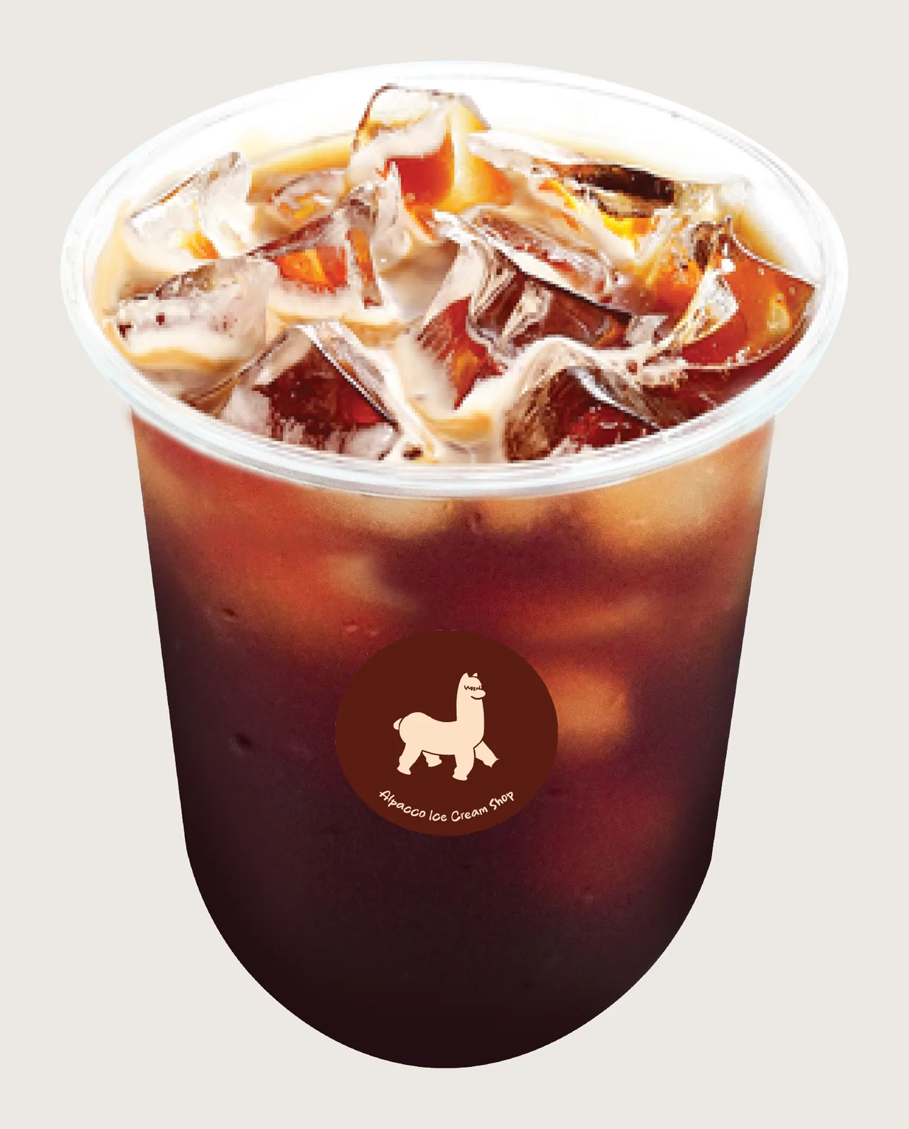 Coffee and ice cream pairing: Alpacco iced americano over ice