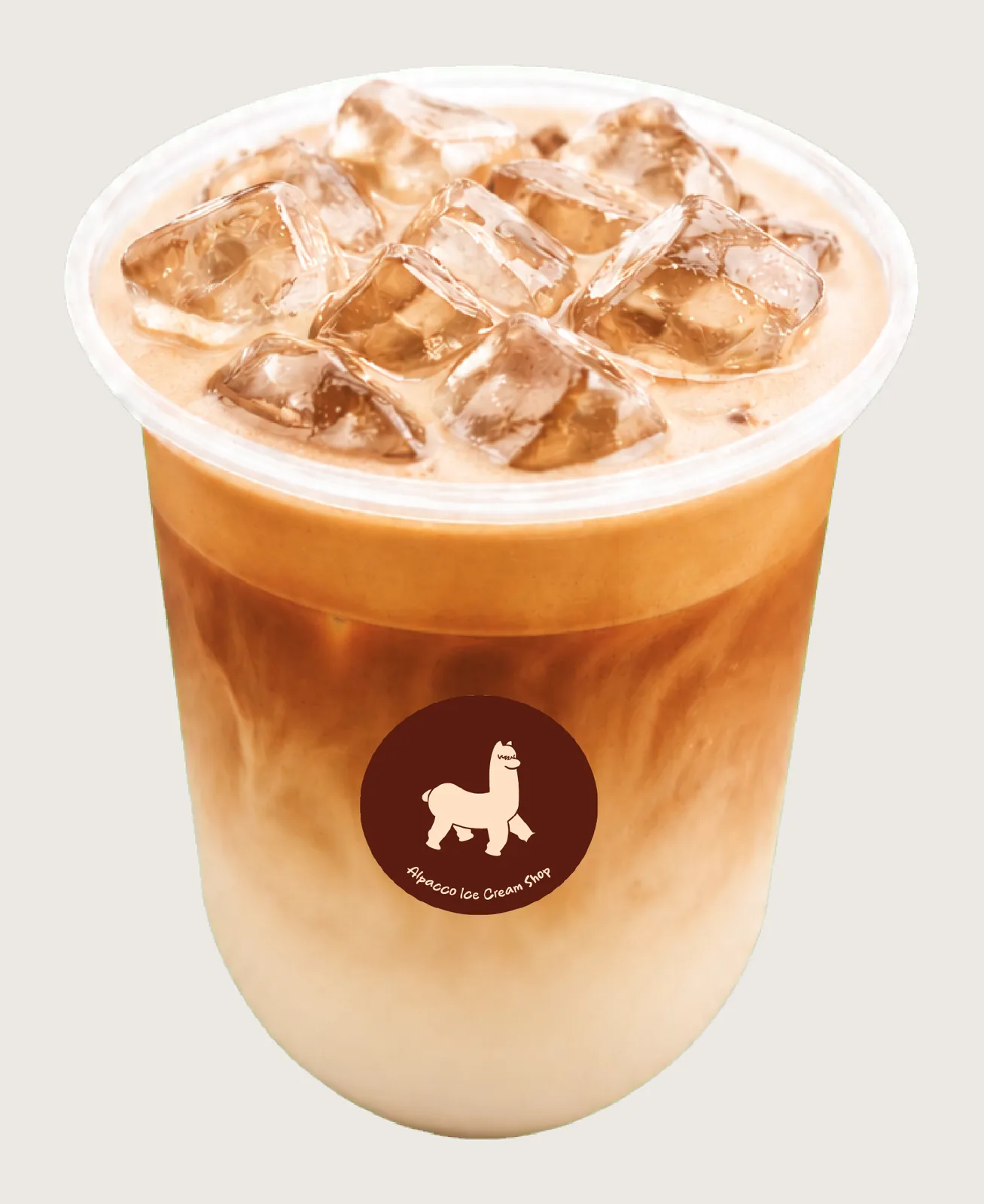 Dessert klang lama / bukit tinggi: Alpacco iced oat milk latte with layered coffee